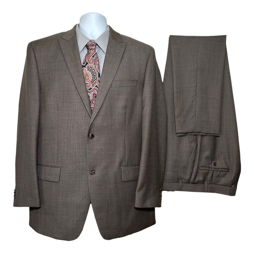 Michael Kors Two Piece Suit Brown Wool